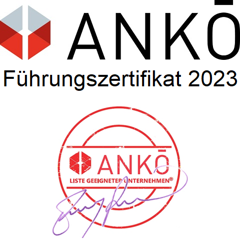Auf den Bild ist ein Siegel des Führungszertifikats ANKÖ zu sehen.