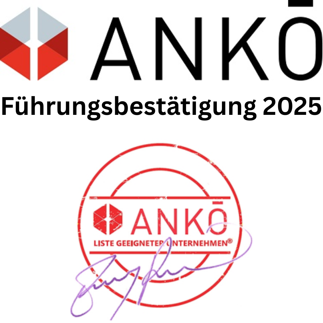 Auf den Bild ist ein Siegel des Führungszertifikats ANKÖ zu sehen.